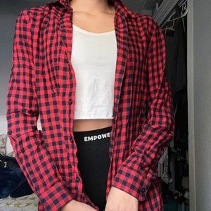 Red & Navy Blue H&M Flannel